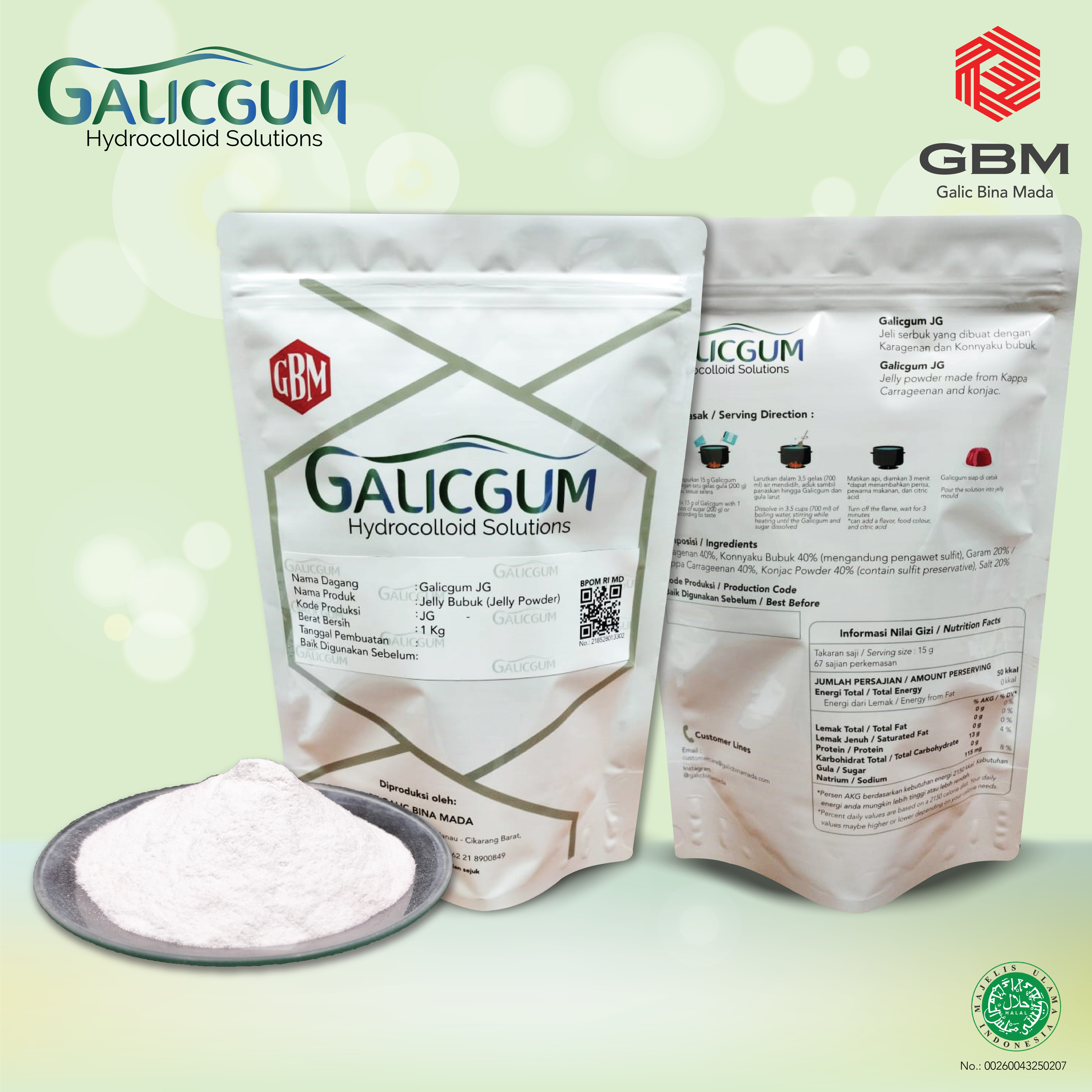 Galicgum JC Series (Pure Carrageenan)